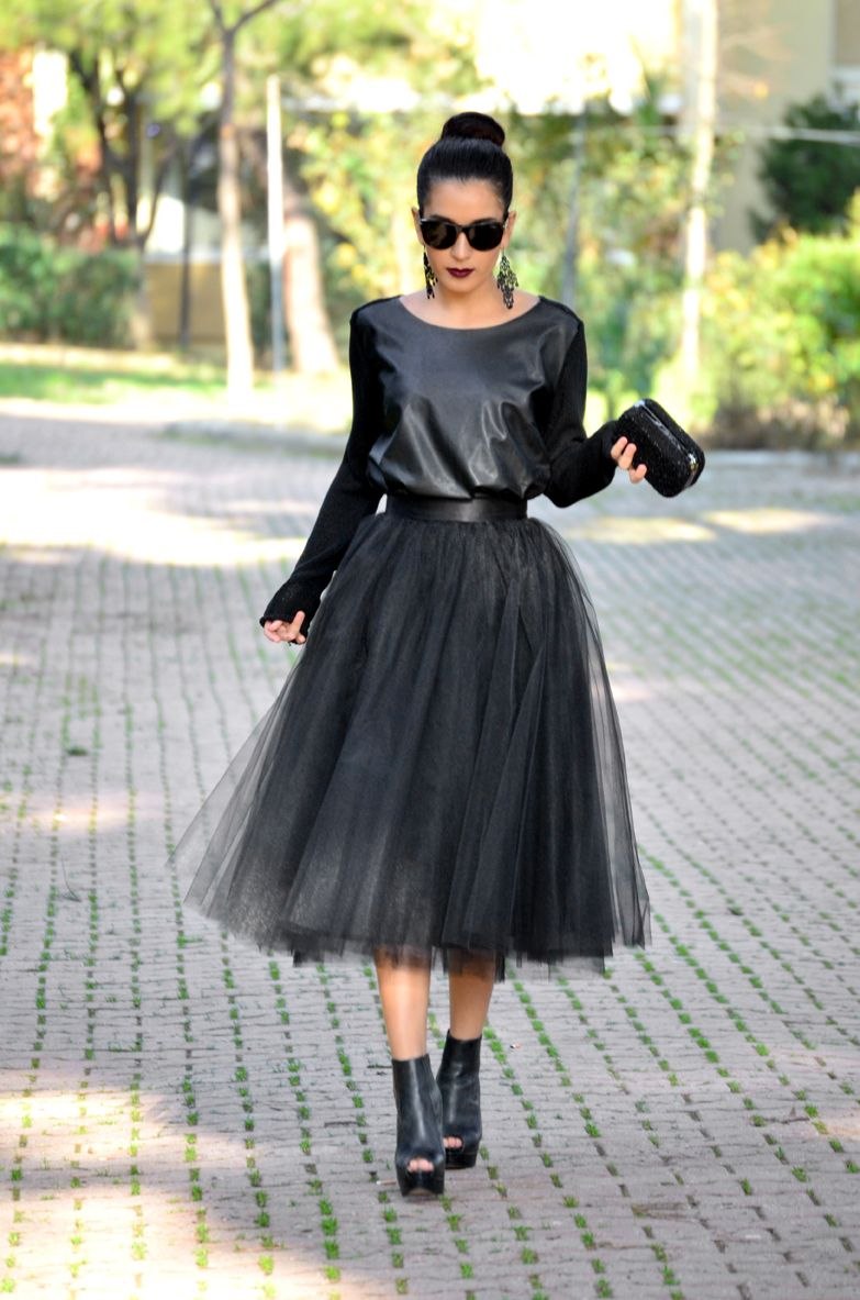Юбка сетка Street Style