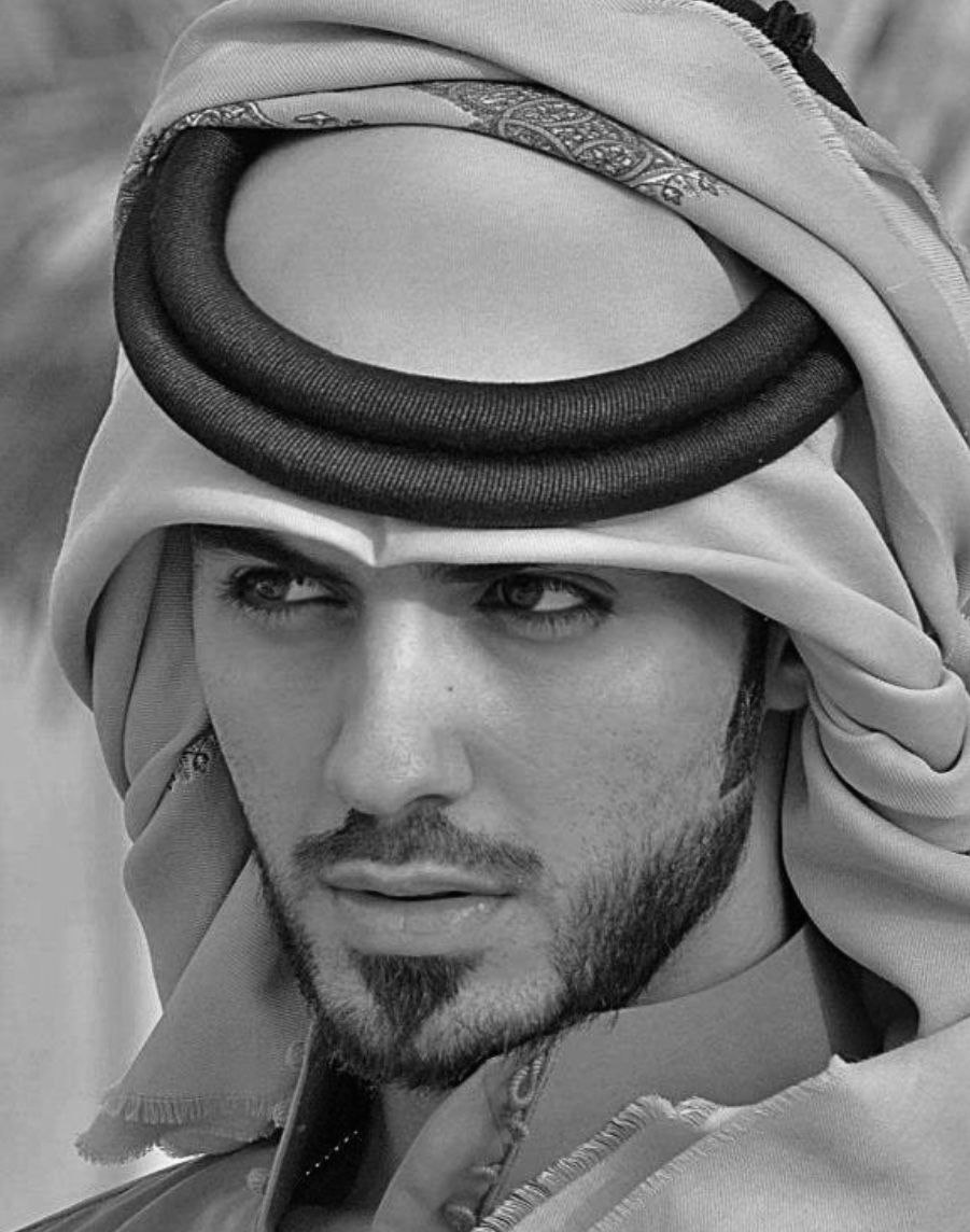 Arabian men with car