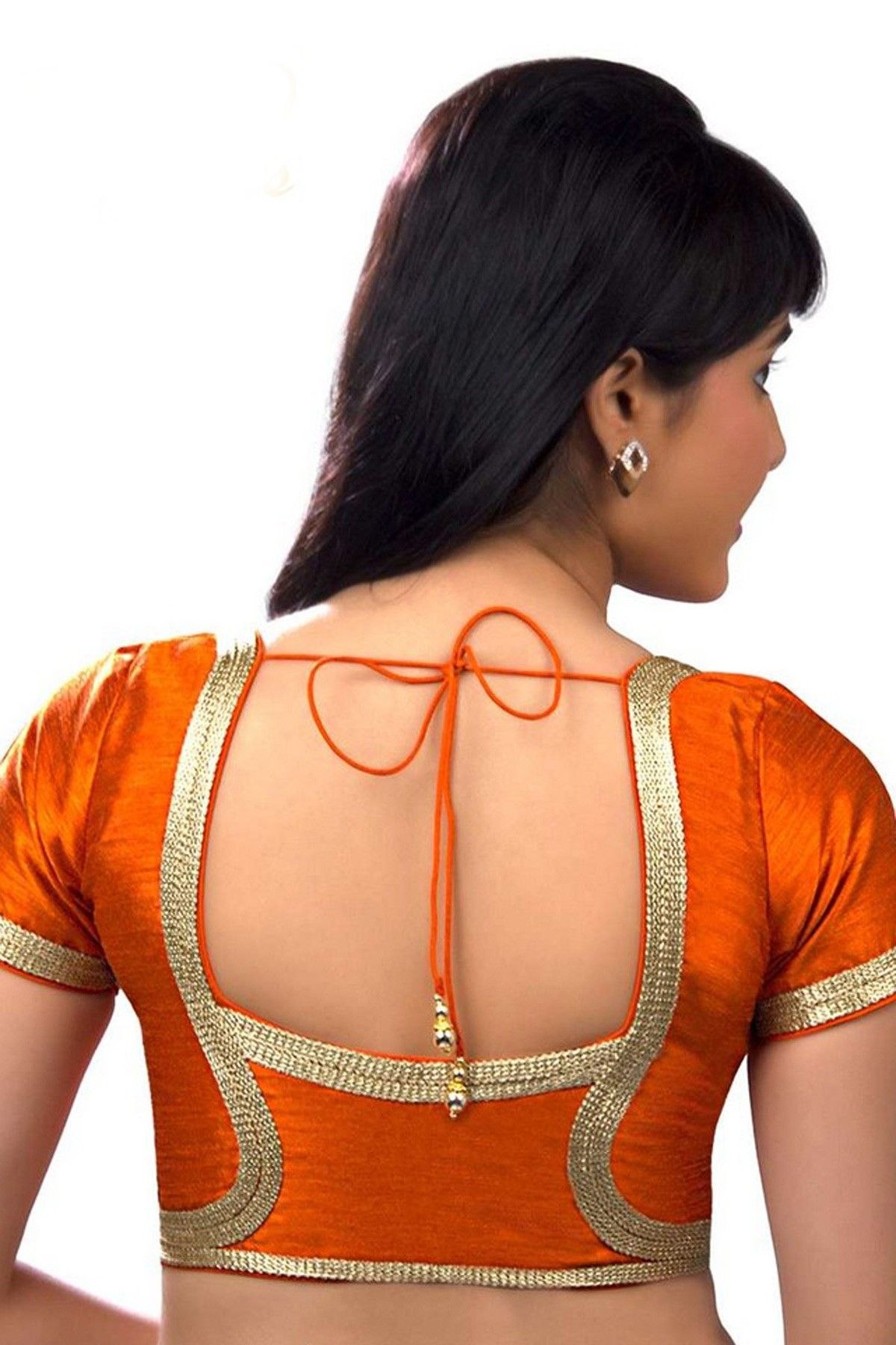 Pin on back blouse