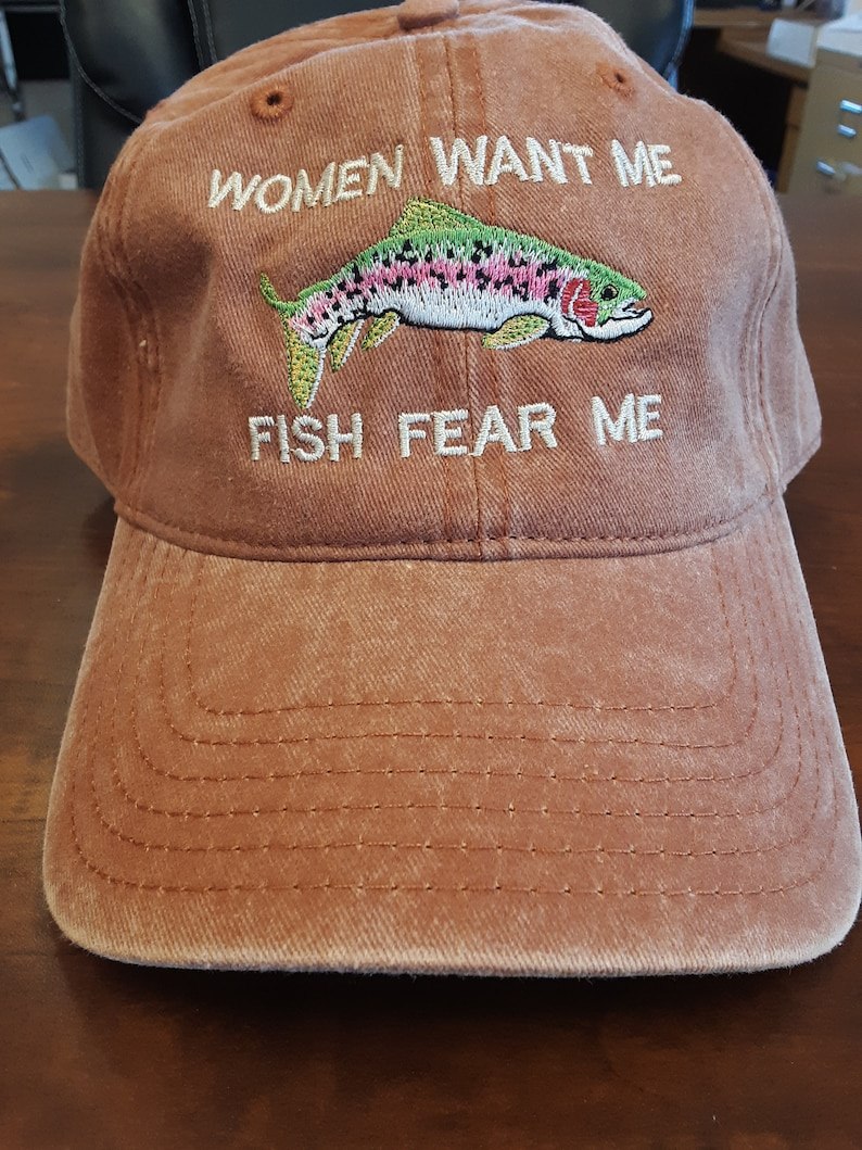 Women want me Fish Fear me кепка