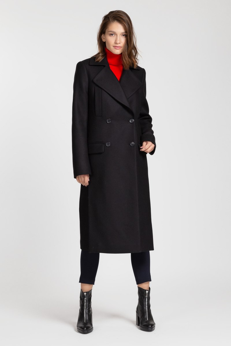 Пальто HM Wool Blend клетка