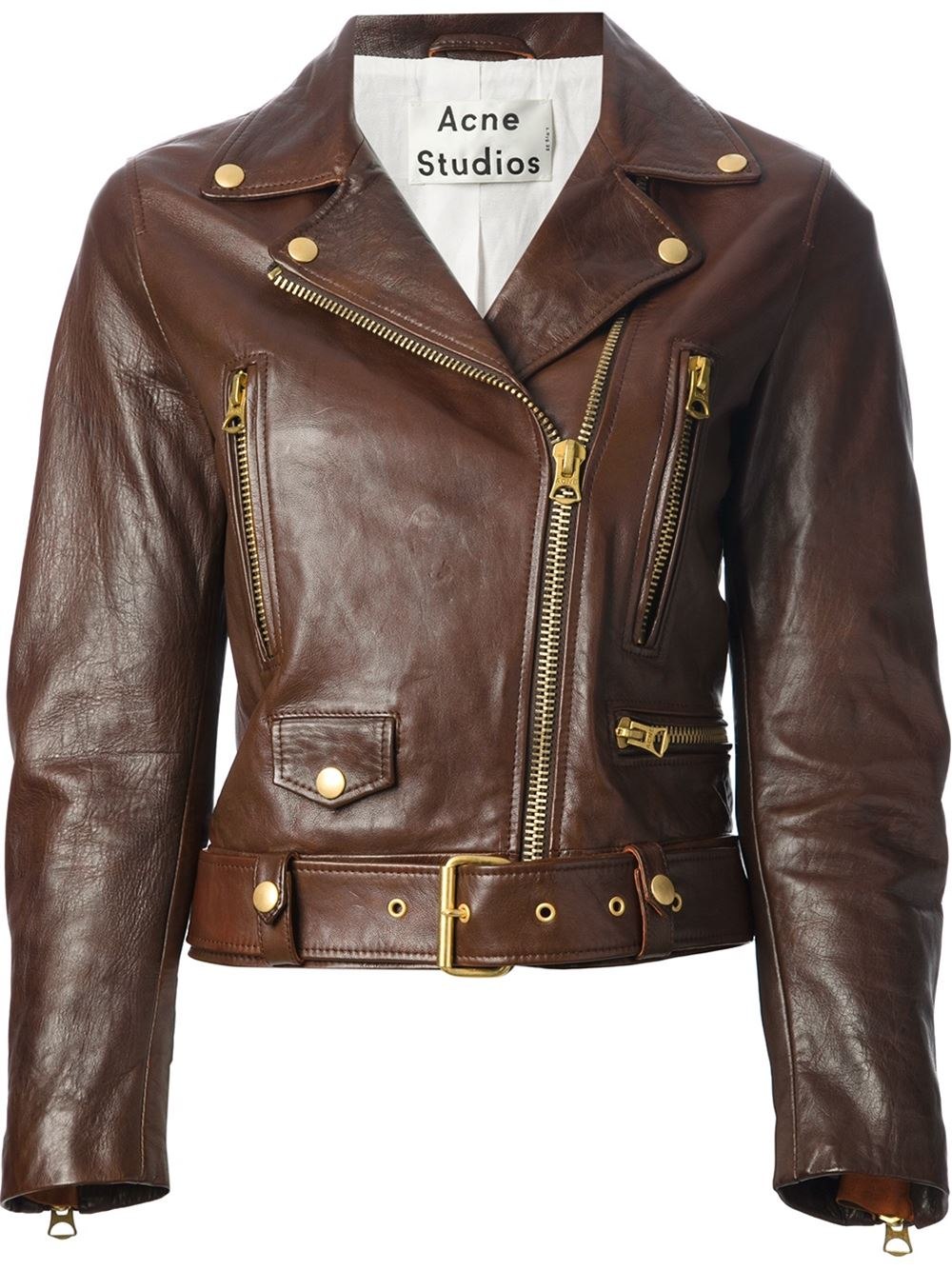 Acne Studios Leather Biker Jacket