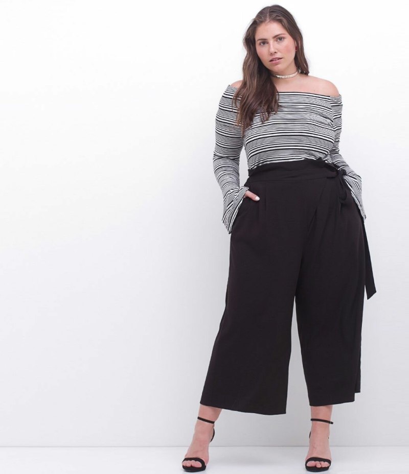 Брюки палаццо Plus Size