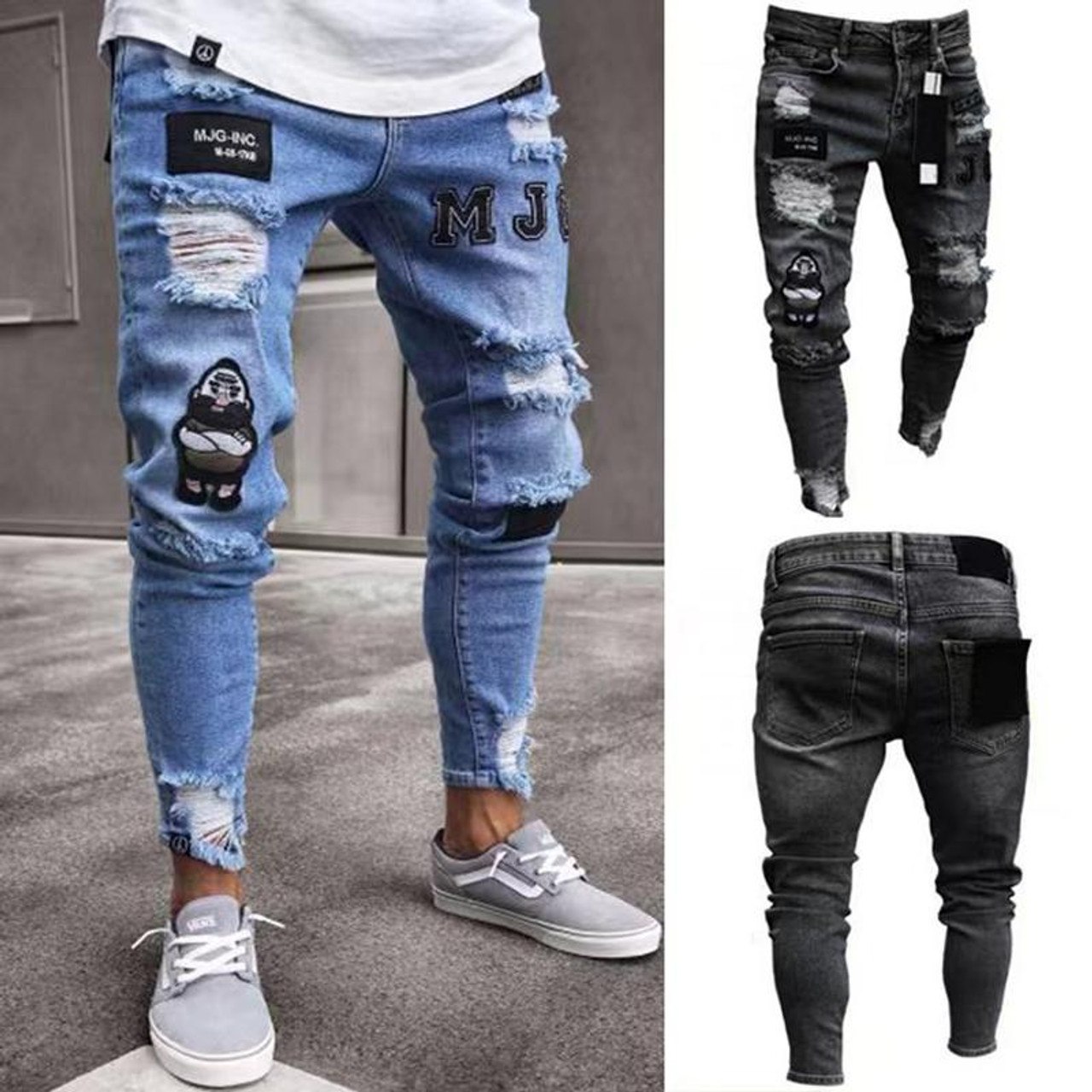 Порванные джинсы мужские