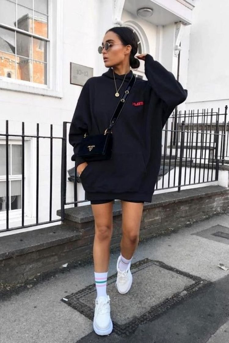 Street Style платье черное миди