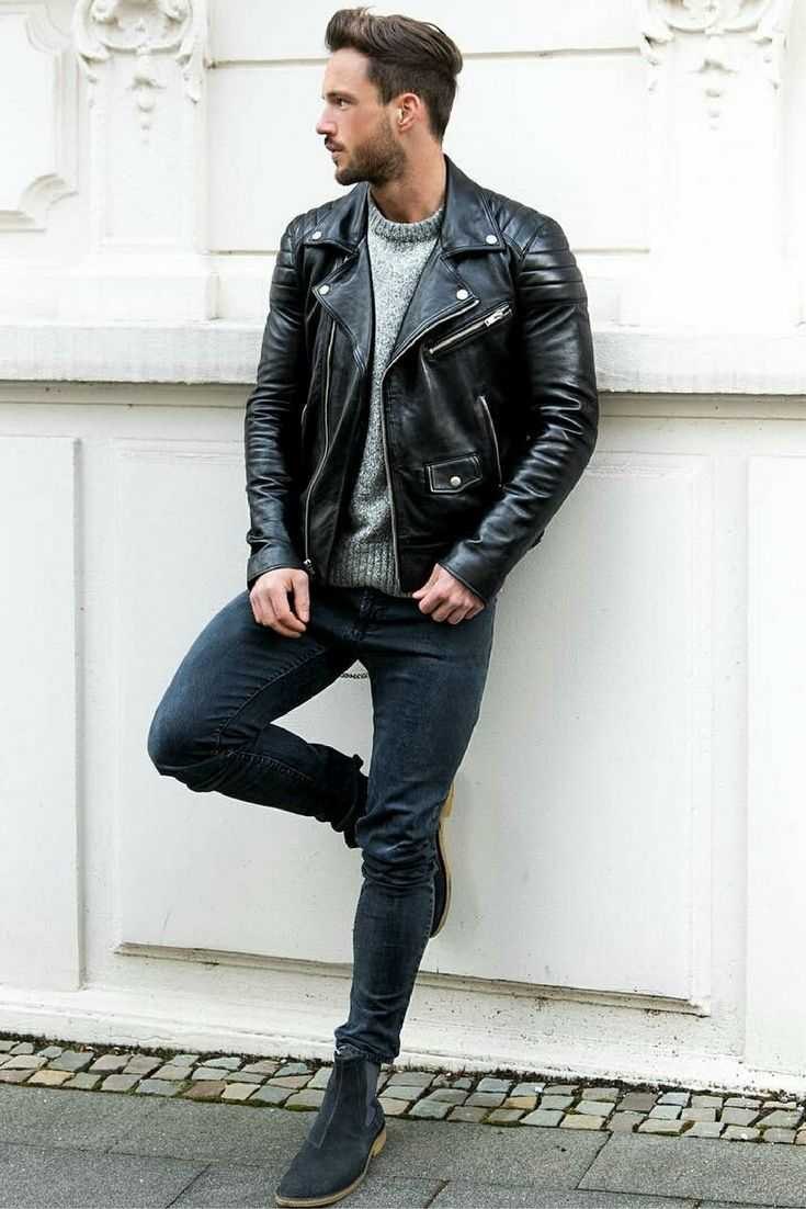 Челси и косуха мужской look