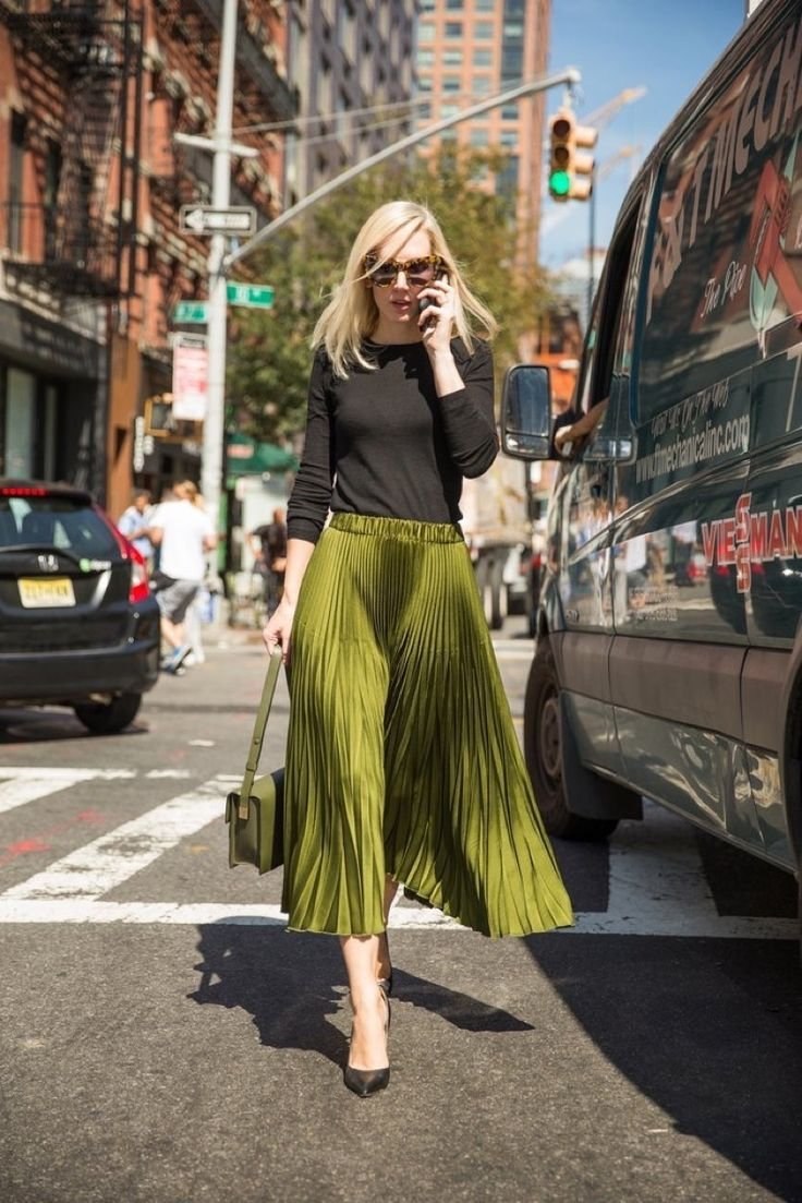 Юбка плиссе Street Style