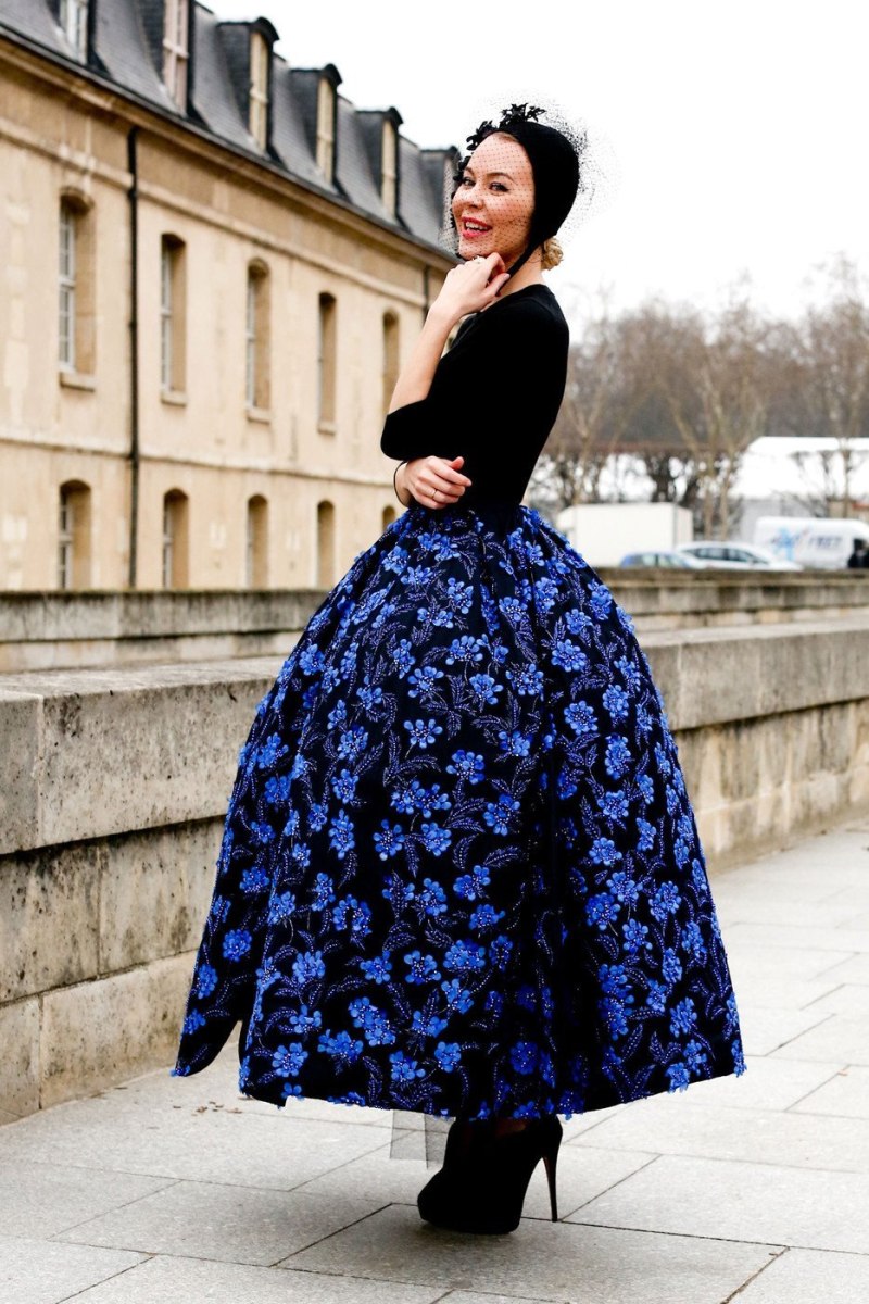 Ульяна Сергеенко Ulyana Sergeenko юбка