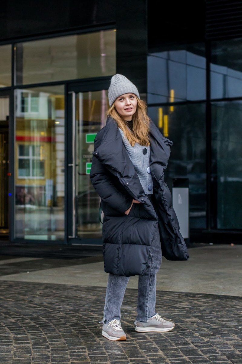 Длинный пуховик женский 2022 Oversize Celine