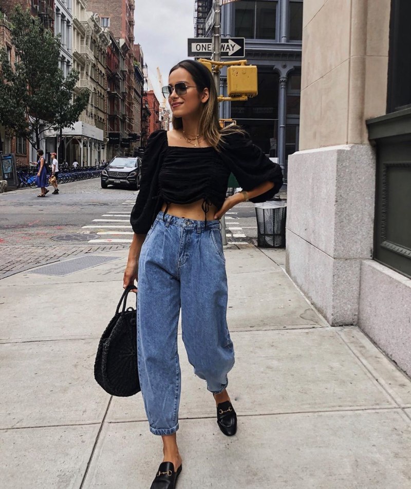 Street Style джинсы Slouchy