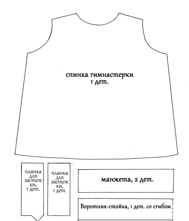 Выкройка одежды для Басика