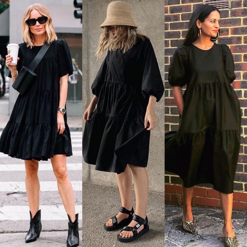 Street Style трикотажное платье оверсайз