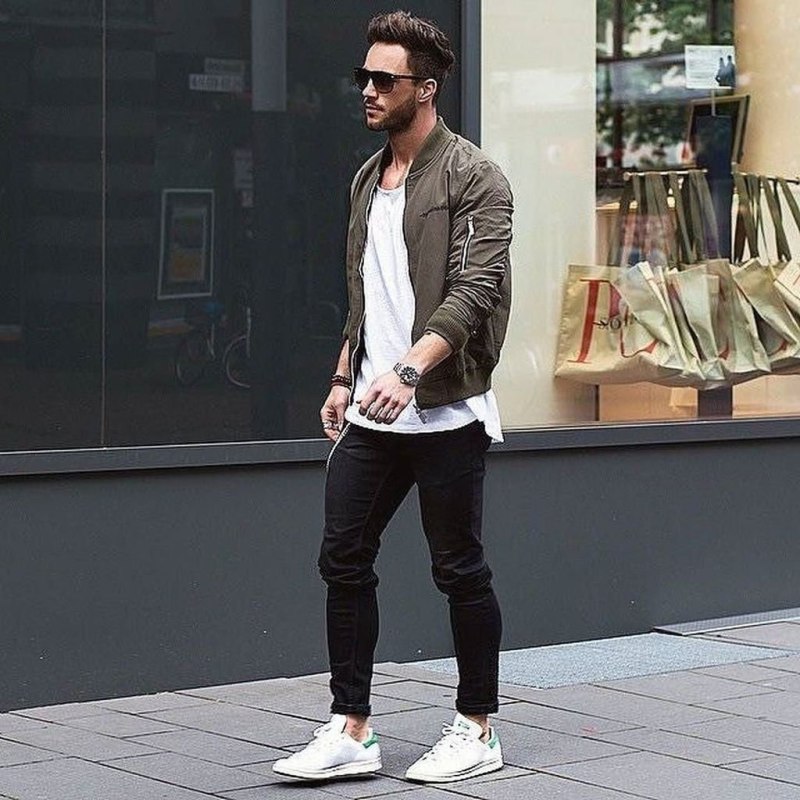 Converse Black outfit men