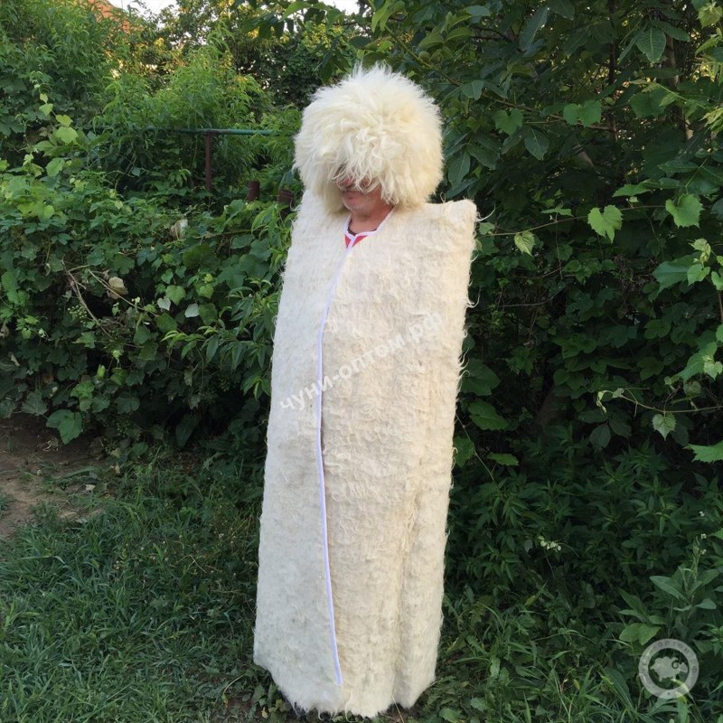 Бурка из овчины