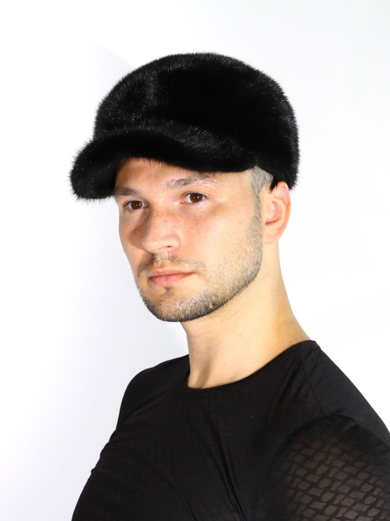 Норковая шапка мужская