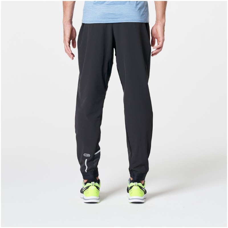 Брюки для бега мужские Run Dry размер: s / w30 l33, цвет: черный KALENJI Х Decathlon