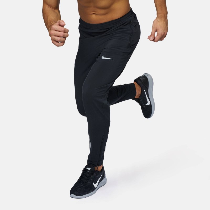 113303-9954 Брюки для бега мужские men's Running Pants чёрный р. 54