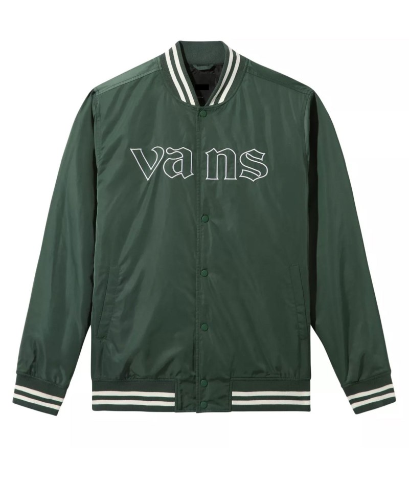 Зелёная Varsity Jacket