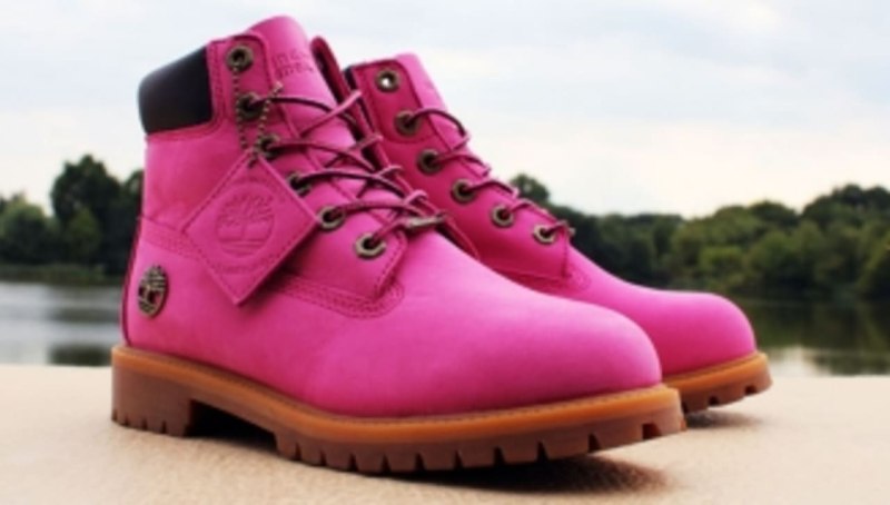 Timberland ботинки женские розовые