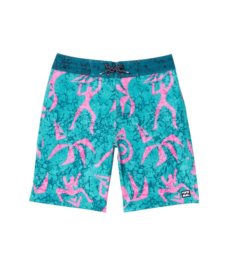NWT Billabong White Skull Flower Boardshorts