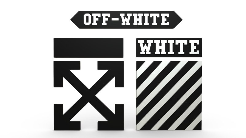 Off White одежда логотип