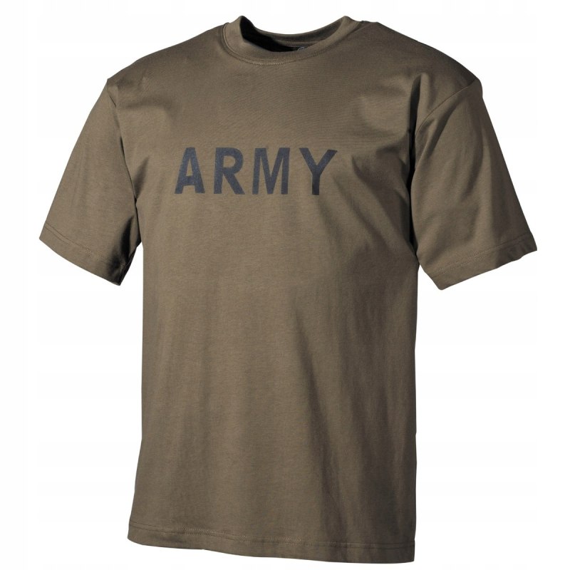 Футболка с карманами на рукавах MFH us t-Shirt, 170g/m?, цвет - Coyote
