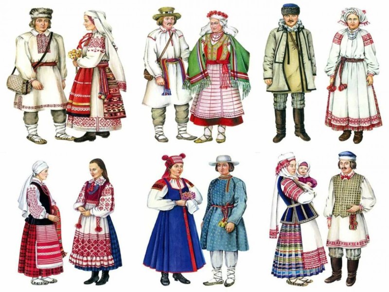 Белорусская ССР национальные костюмы