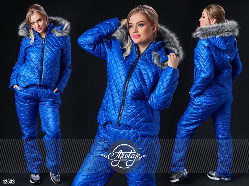Зимний спортивный костюм женский