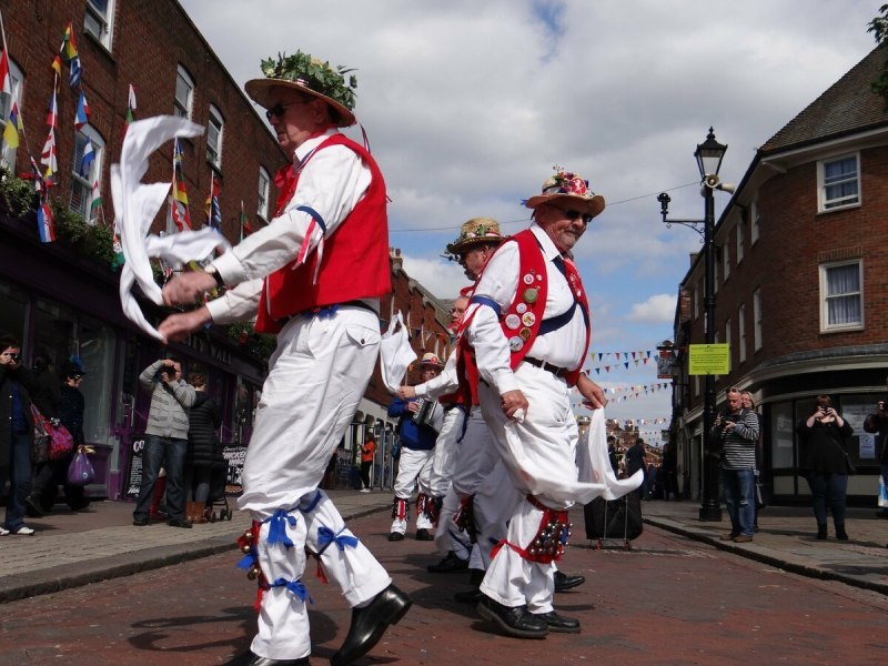 Morris Dancers в Великобритании