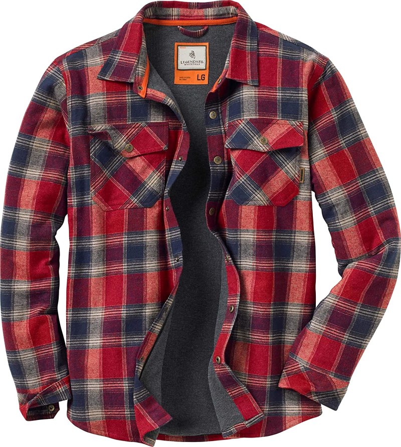 Men's Archer Thermal lined Flannel Shirt Jacket