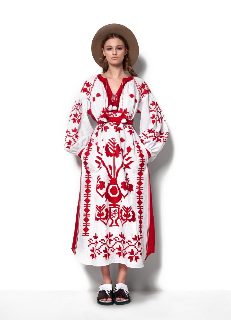 Современное народное платье