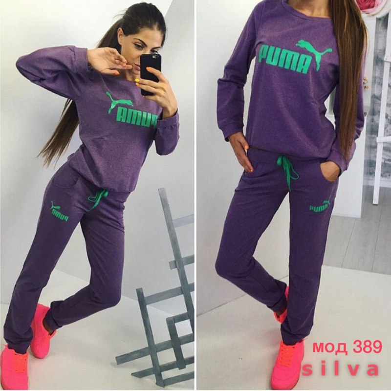 Nike Пума спортивный костюм женский
