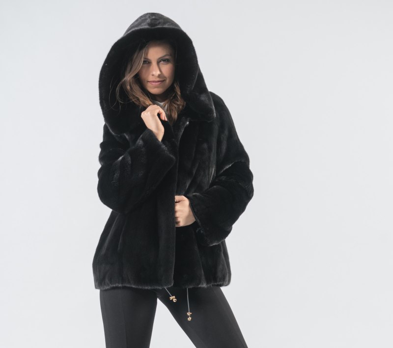 Mink real fur шуба