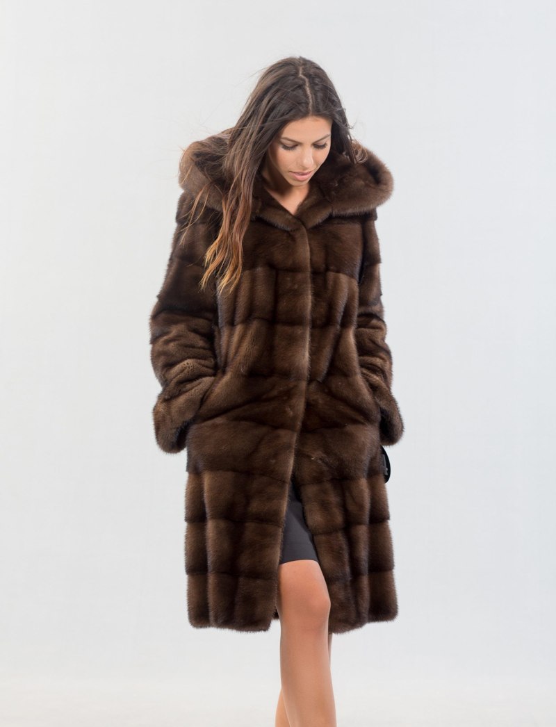 Mink real fur шуба