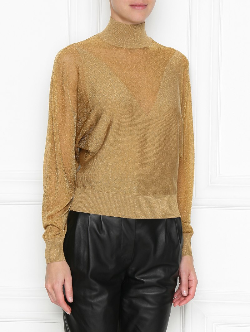 Max Mara джемпер с люрексом
