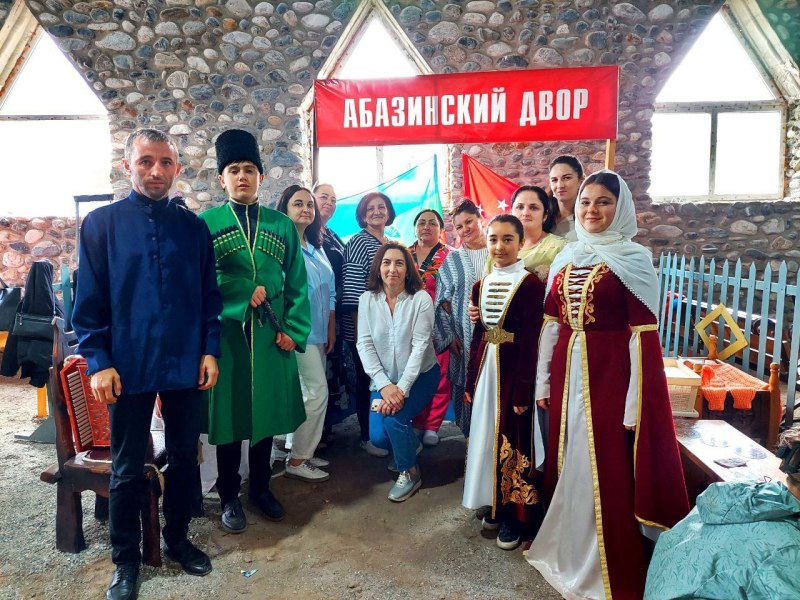 Абазинская делегация фото