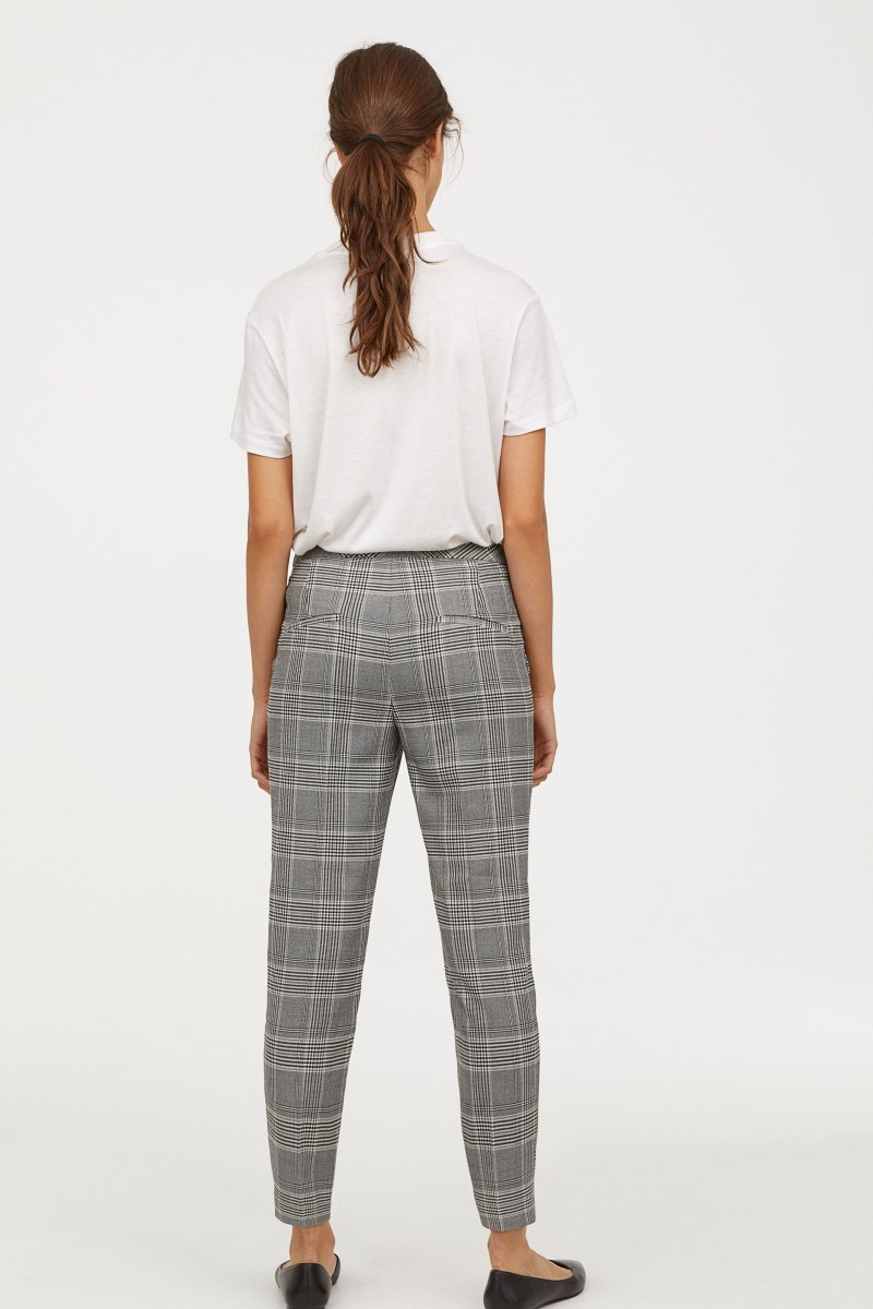 H&M клетчатые брюки