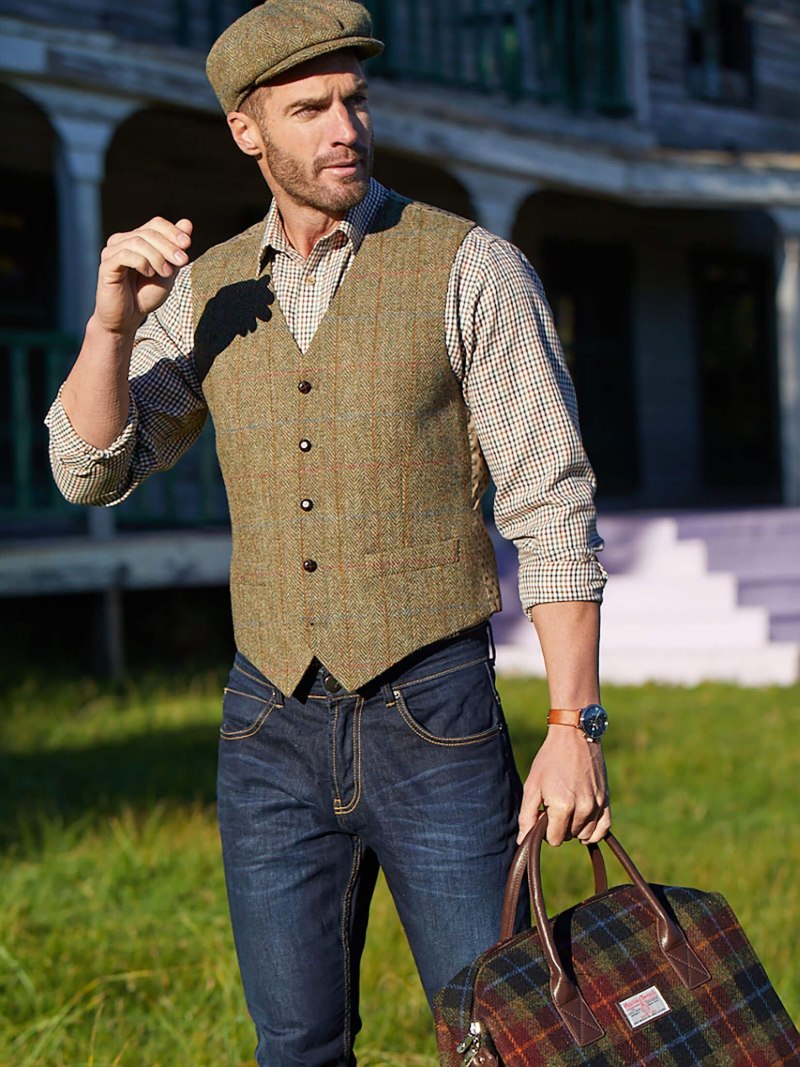 Жилет мужской Harris Tweed