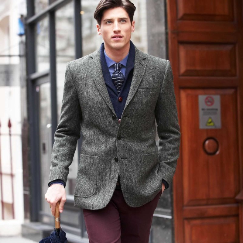 Мужской Tweed Jacket