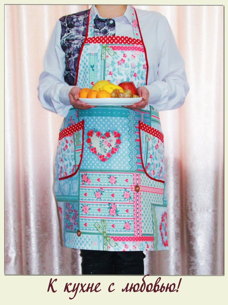 Купить кухонный фартук для женщин большого размера