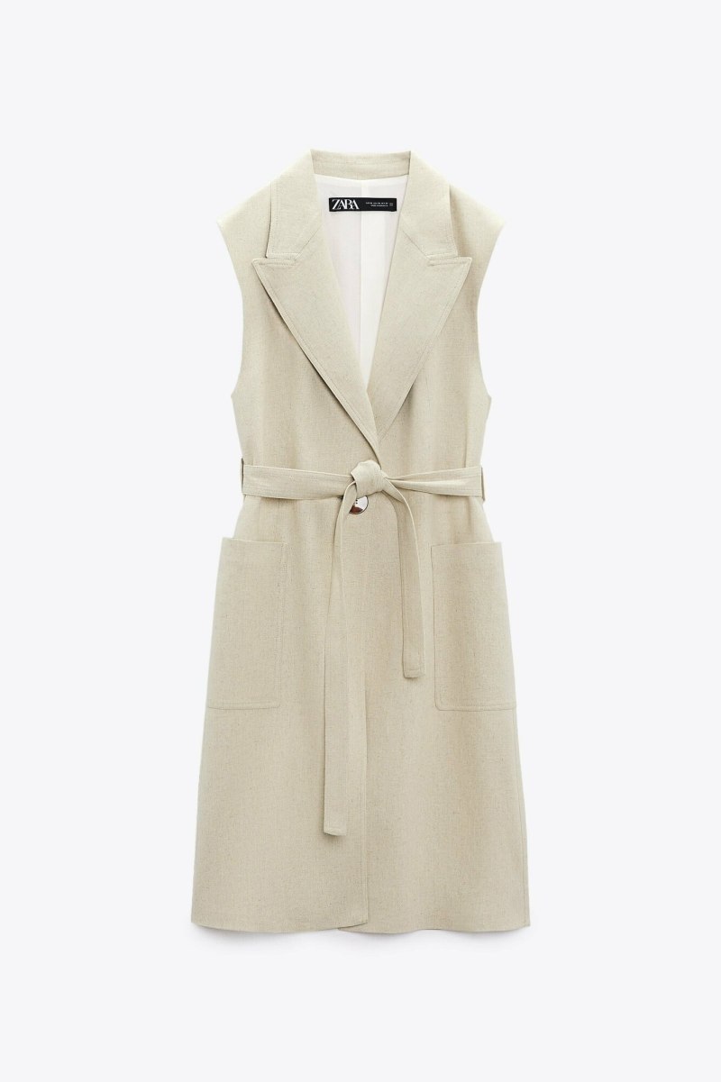 Жилет бежевый Zara