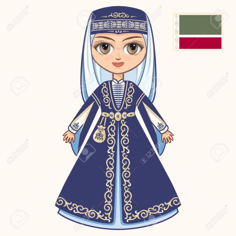 Чеченский народный костюм для детей