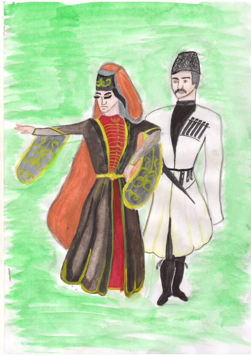 Адыгейцы рисунок