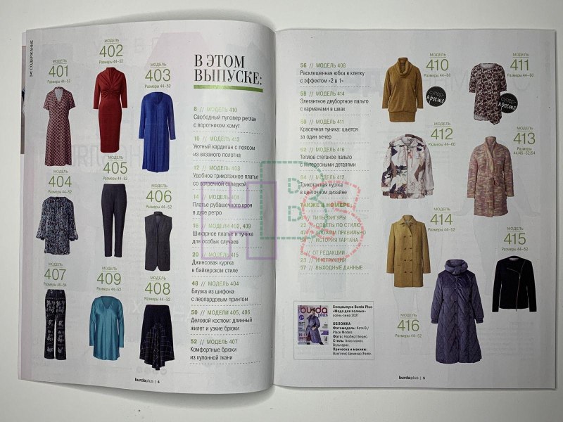 Burda Plus осень-зима 2021