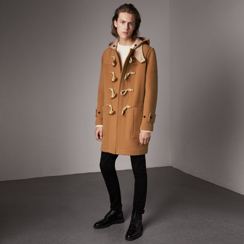 Дафлкот Burberry женский серый