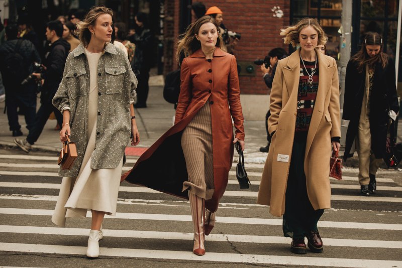 Street Style New York осень 2022