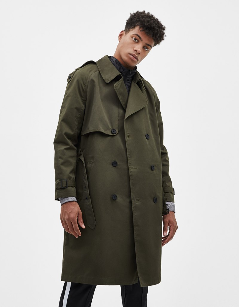 Мужской плащ Bershka