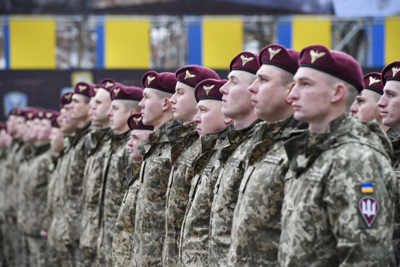 Берет десантно-штурмовых войск Украины
