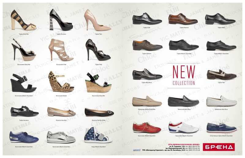 Бренды обуви