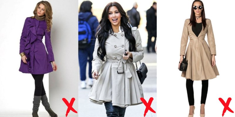 Пальто колокольчик